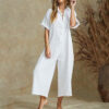 Casual Loose Long Jumpsuit Short Sleeve Rompers 16 1090765636938.jpg