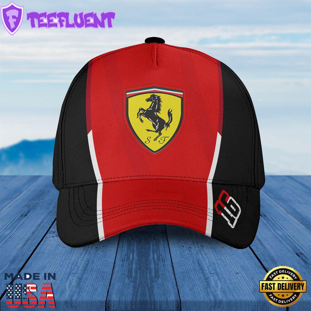 2023 Charles Leclerc Driver Scuderia Ferrari F1 Baseball Cap