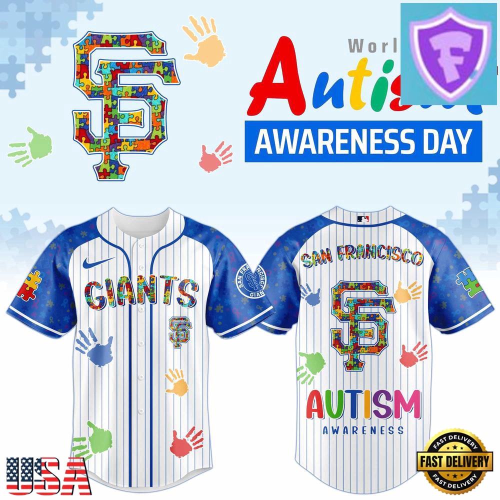2026 San Francisco Giants Autism Awareness Special Edition Baseball Jersey