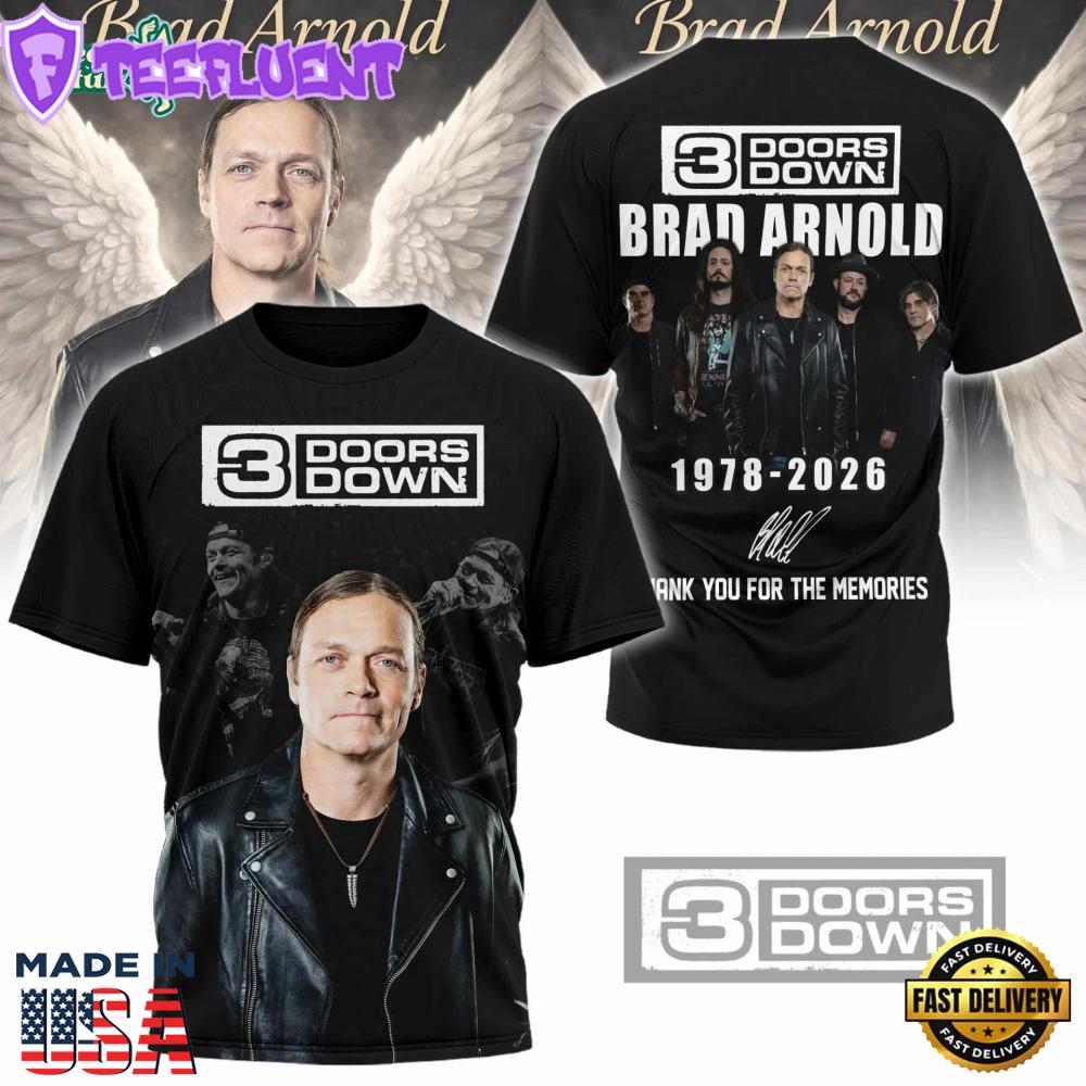 3 Doors Down Brad Arnold February 2026 Tshirt