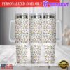 40oz Hearts Tumbler Wrap Love Valentines Day Tumbler - 40oz Tumbler with Handle