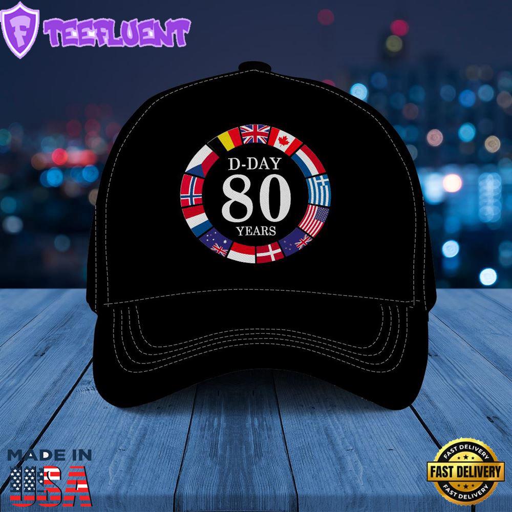 80th Anniversary of D-Day Allied Forces Roundel Baseball Cap
