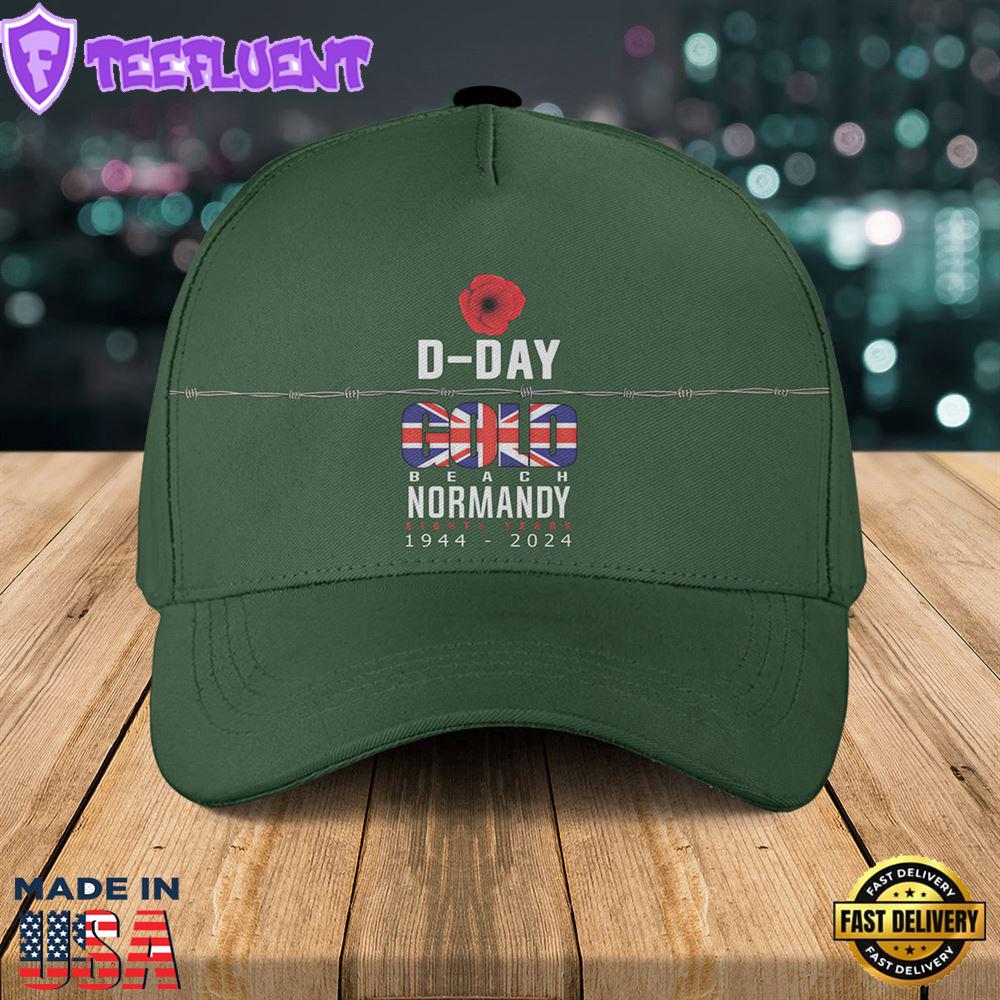 80th Anniversary Of D-Day Gold Beach Anniversary Baseball Cap