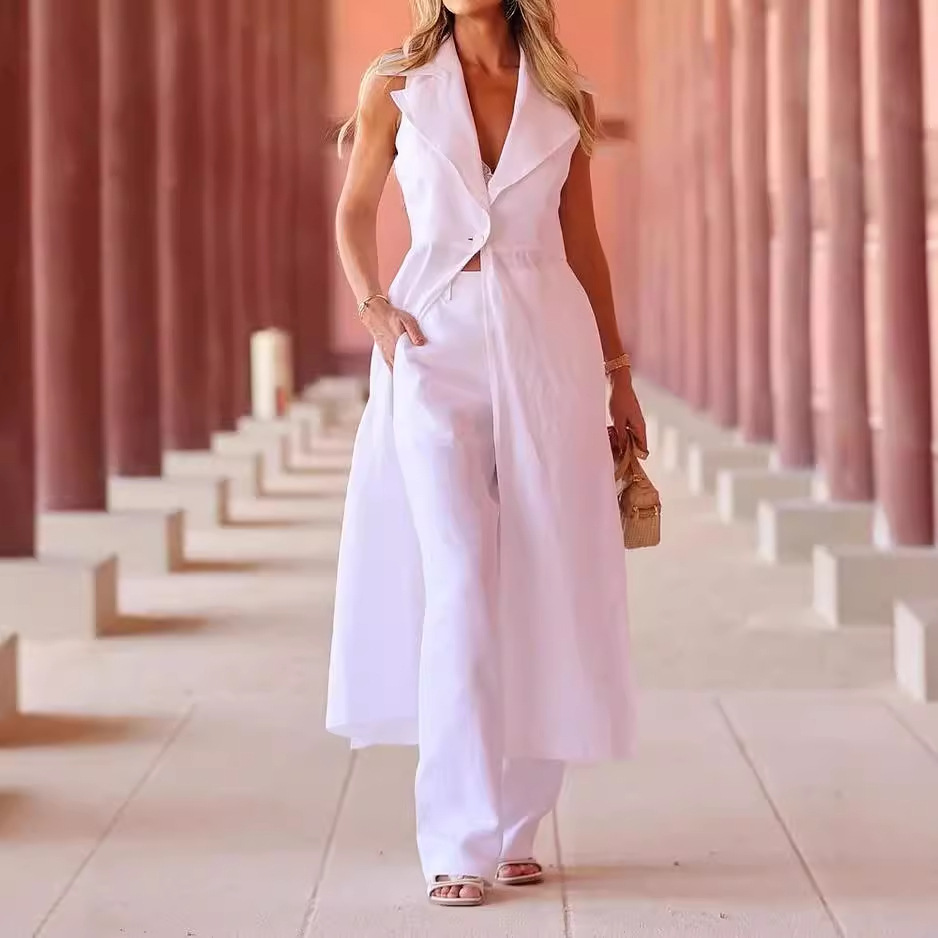 Women's Suit Fall Lapels Sleeveless Solid Color Two-piece Set 4 8f9d421c 9ac1 4c97 af03 f2e9e1d21981.jpg