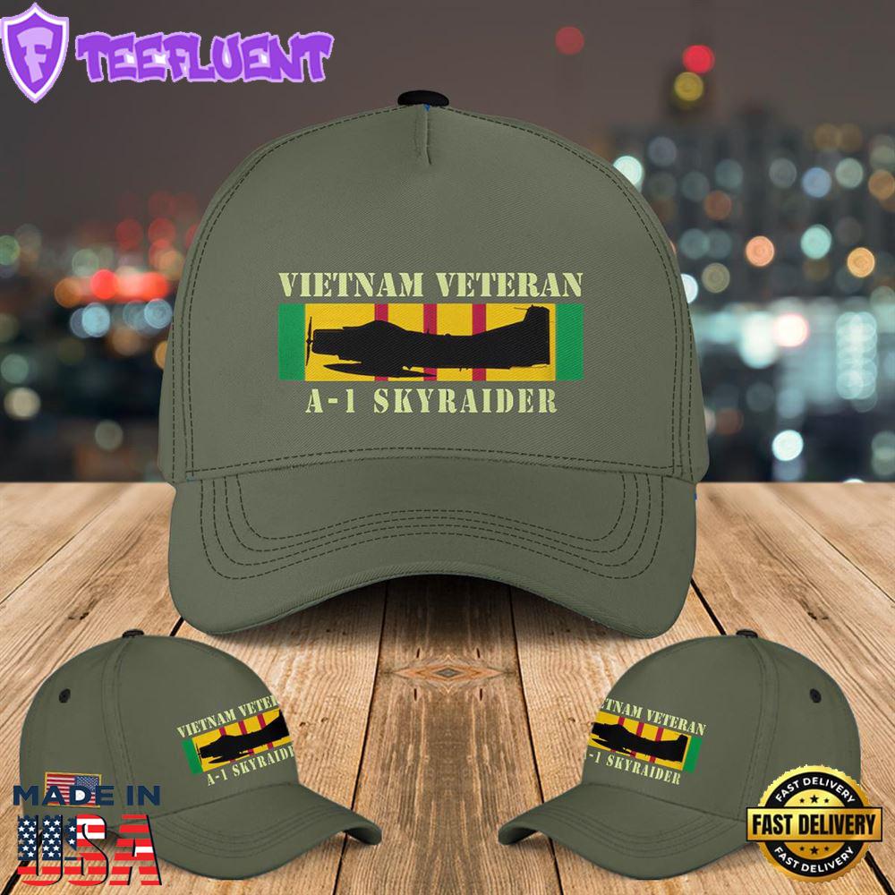 A-1 SKYRAIDER Vietnam Veteran Baseball Cap