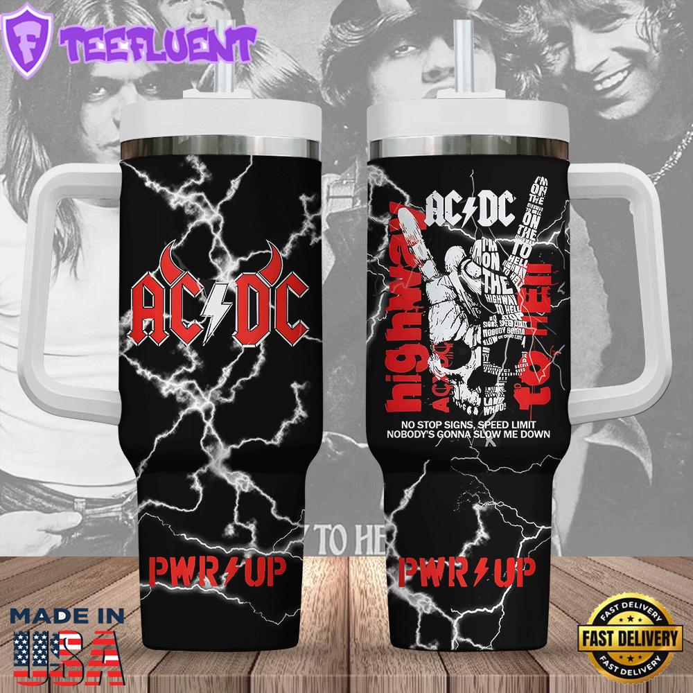 ACDC 40oz Stanley Tumbler