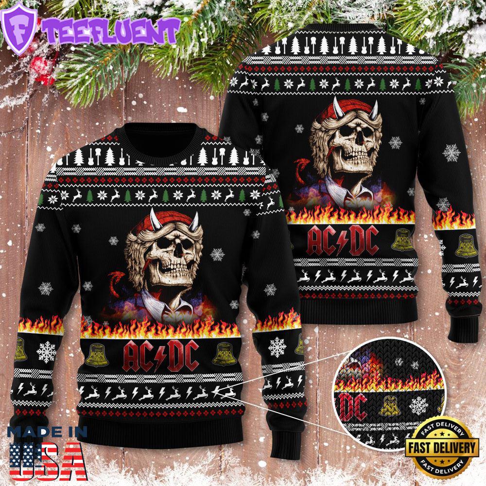 ACDC Merry Christmas Ugly Christmas Sweater