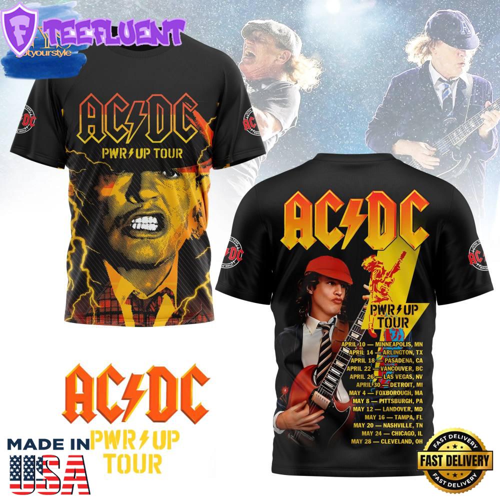 ACDC Power Up Tour 2025 Limited Edition Shirt