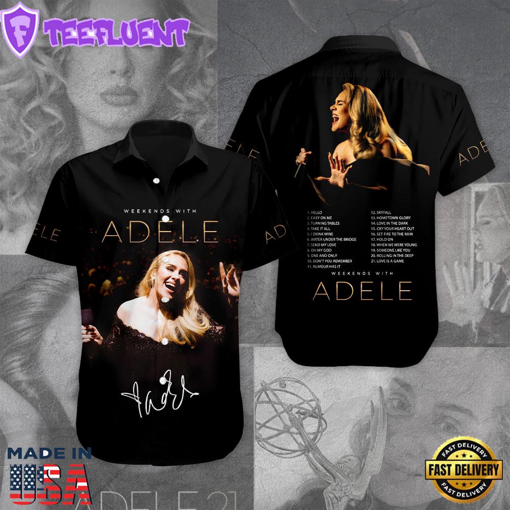 Adele Short Sleeve Dress Shirt For Man And Women