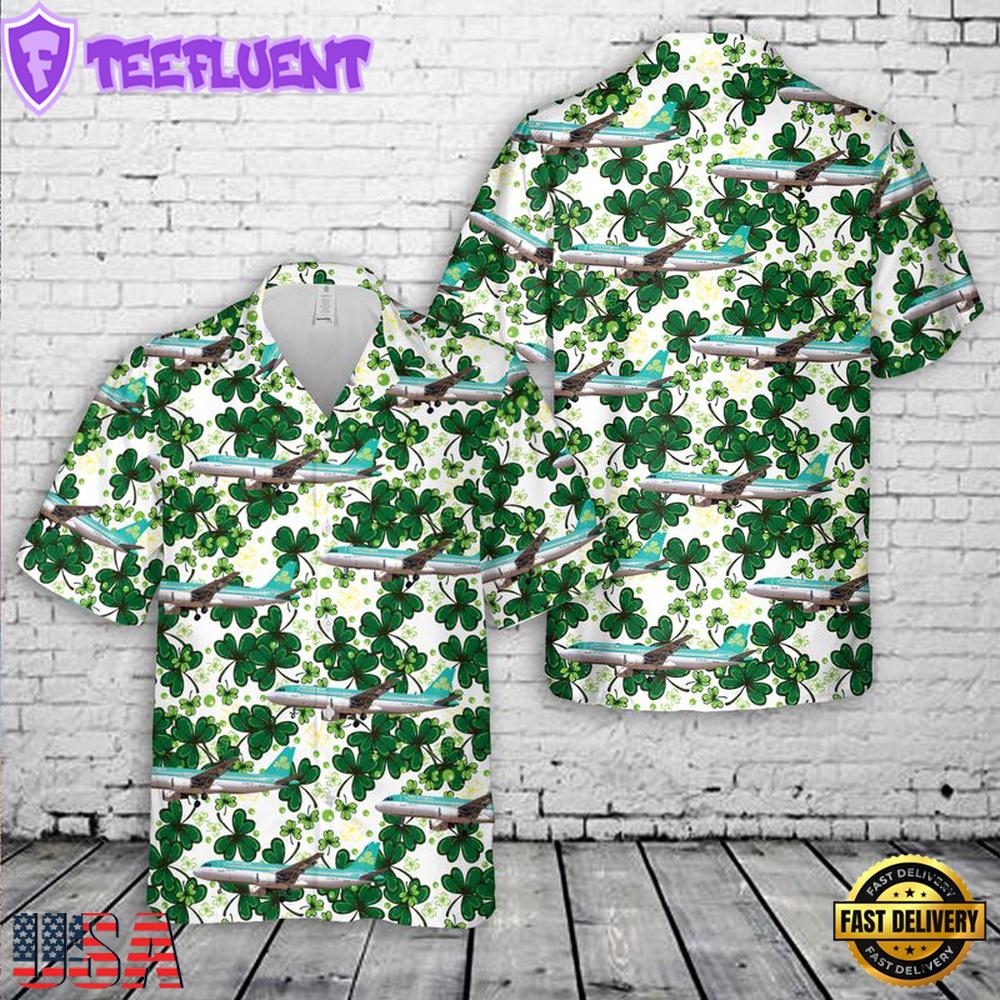 Aer Lingus Airbus A320, Saint Patrick'S Day Hawaiian Shirt