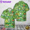 Aer Lingus Airbus St Patrick's Day Hawaiian Shirt