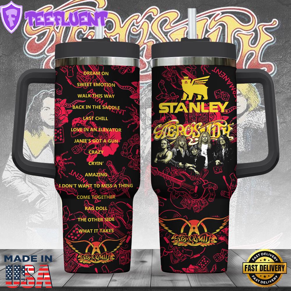 Aerosmith 40oz Stanley Tumbler