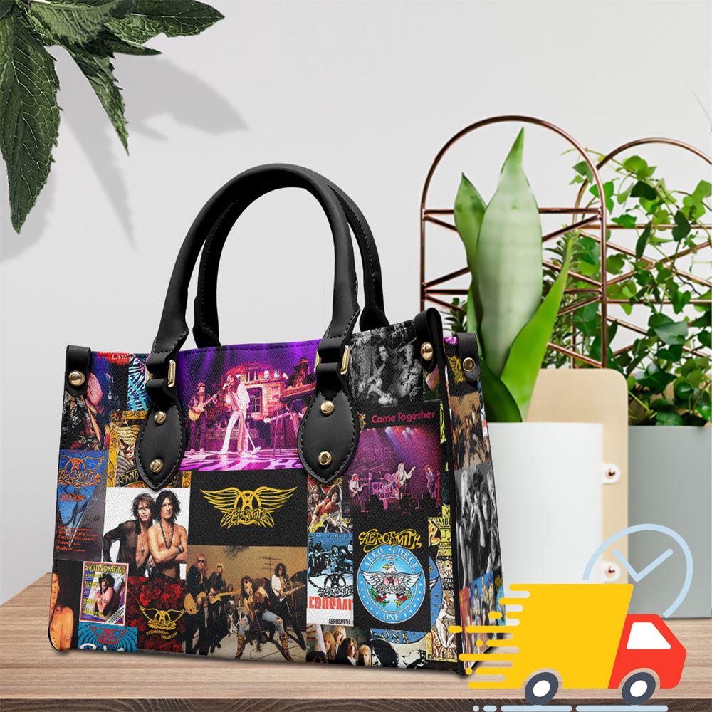 Aerosmith Best Of Song Leather HandBag
