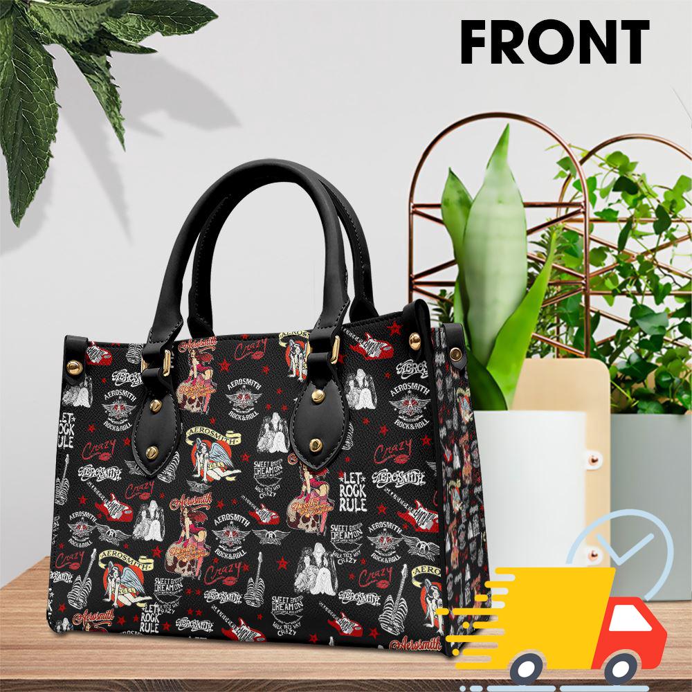 Aerosmith Logo 3D Leather HandBag