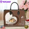 Afghan Hound Forever In My Heart Leather Bag
