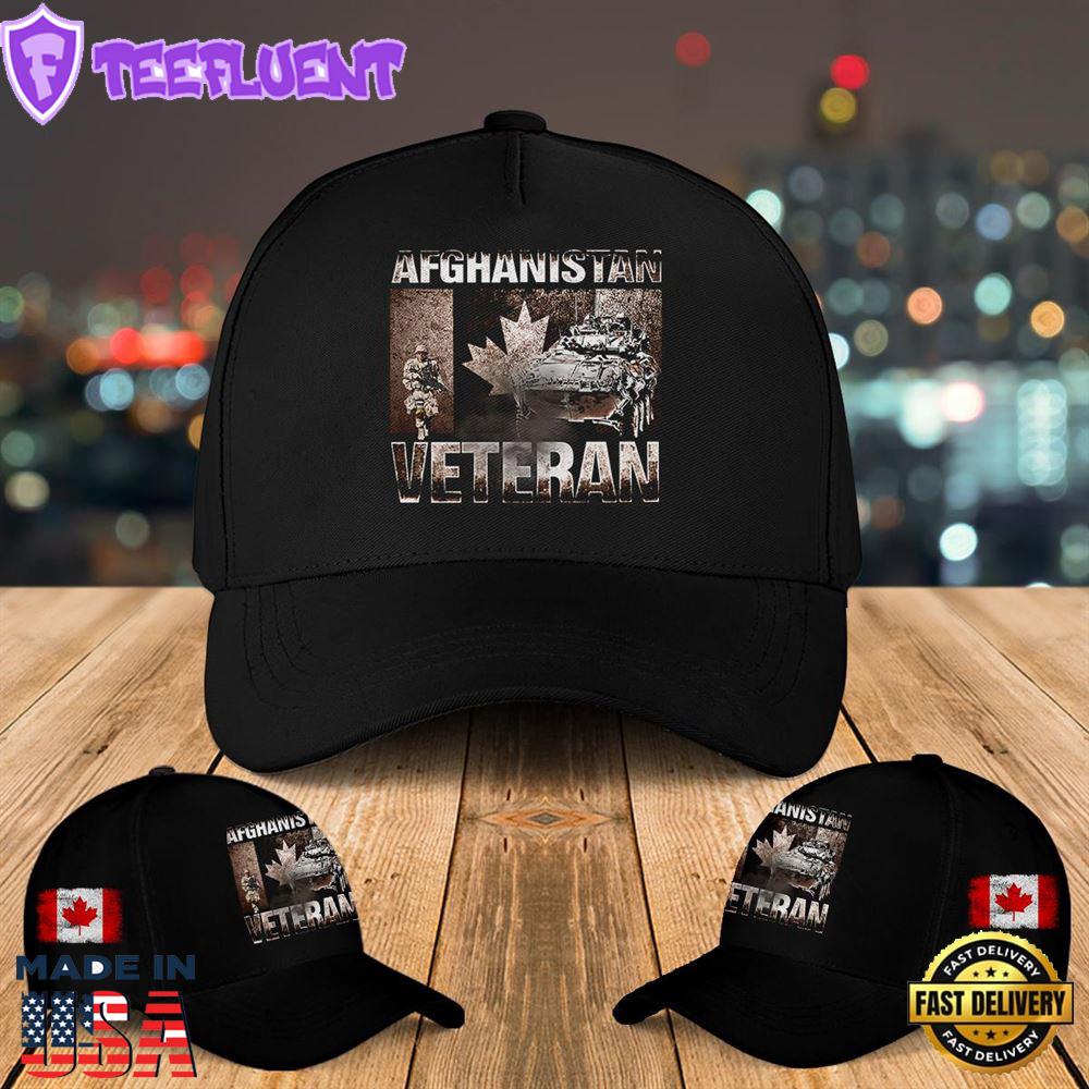 Afghanistan Veteran Canadian Military Baseball Cap
