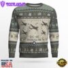 Air Force Ugly Christmas Sweater, Douglas DC-4E DC4E Aircraft Ugly Christmas Sweater