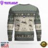 Air Force Ugly Christmas Sweater, F-14 Tomcat VF-2 Bounty Hunters F14 NAVAL Aircraft Ugly Christmas Sweater