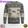 Air Force Ugly Christmas Sweater, F-4C Phantom II F4C USAF Aircraft Ugly Christmas Sweater Christmas