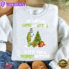 All I Need Is Coffee And My Dog It Is Too Peopley Outside Shirt, Christmas Tee