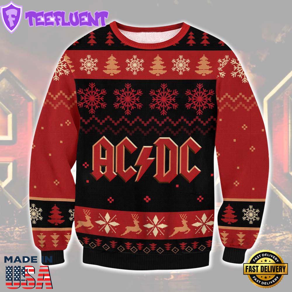 All I Want For Christmas Is AC DC Ugly Sweater