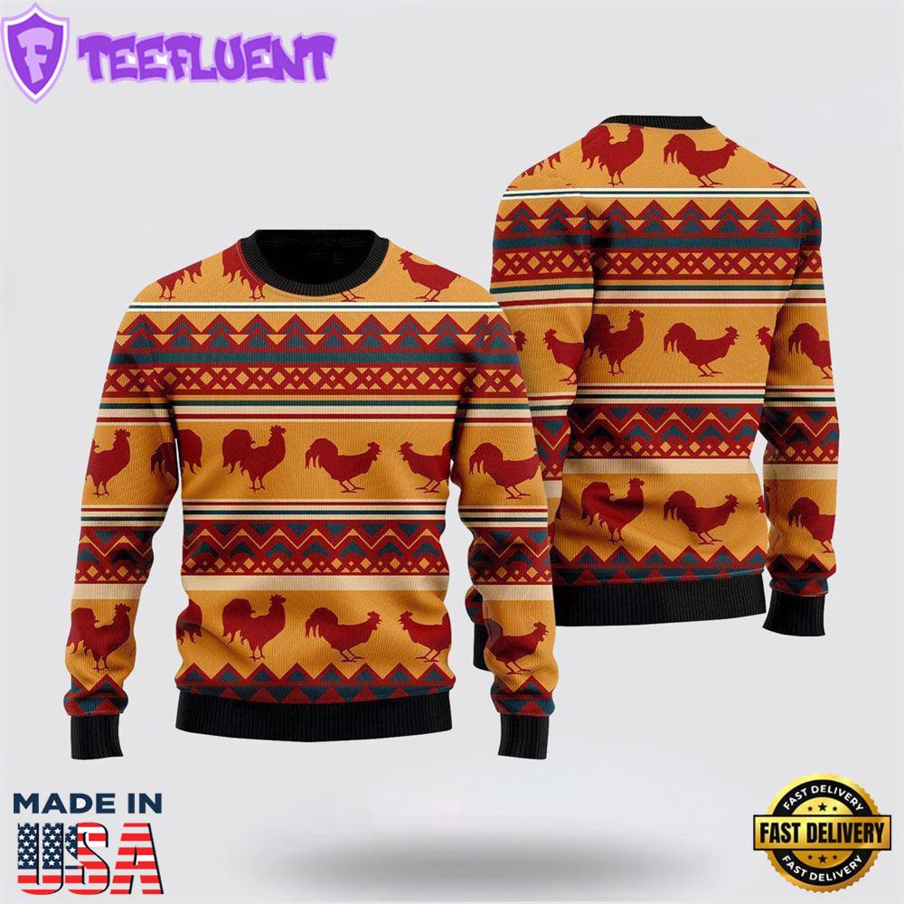 Amazing Chicken Ugly Christmas Sweater