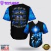 Amazing Lion I Believe in God Blue Baseball Jersey Jesus