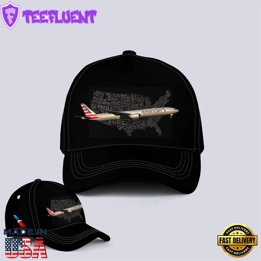 American Airlines Boeing 777-300ER Baseball Cap