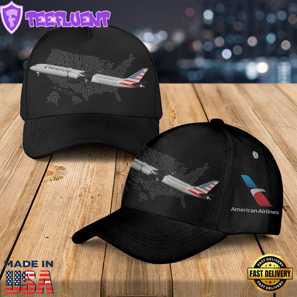 American Airlines Boeing 787-9 Dreamliner Baseball Cap
