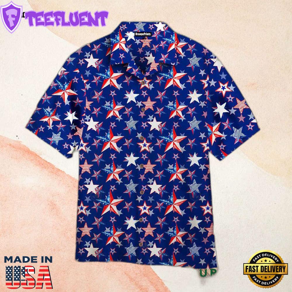 American Flag 4th Of July Us Flag Star Cool Hawaiian Shirt