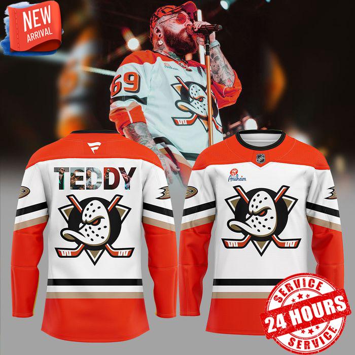 Anaheim Ducks x Teddy Swims Limited Edition Hockey Jersey