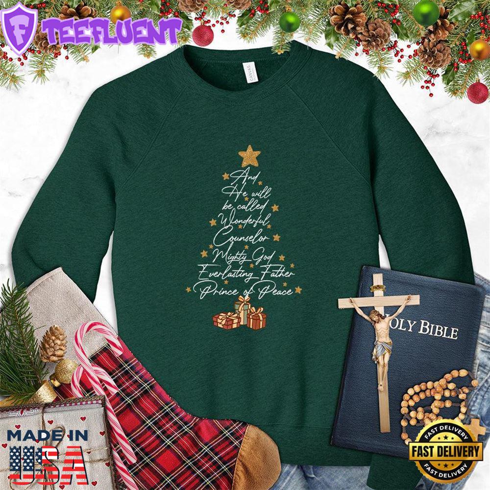 And He Will Be Called Wonderful Counselor Colored Edition Sweatshirt