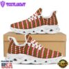 Argyle Christmas Themed Print Pattern White Max Soul Shoes