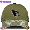 Arizona Cardinals 2024 Salute to Service Club Green Camo Cap Gift For Veteran