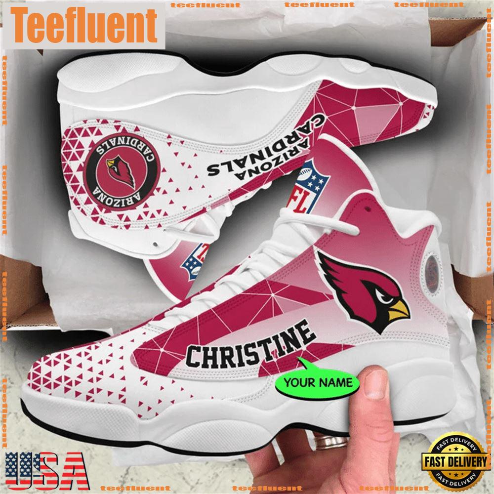 Arizona Cardinals NFL Personalized Jordan 13 Shoes