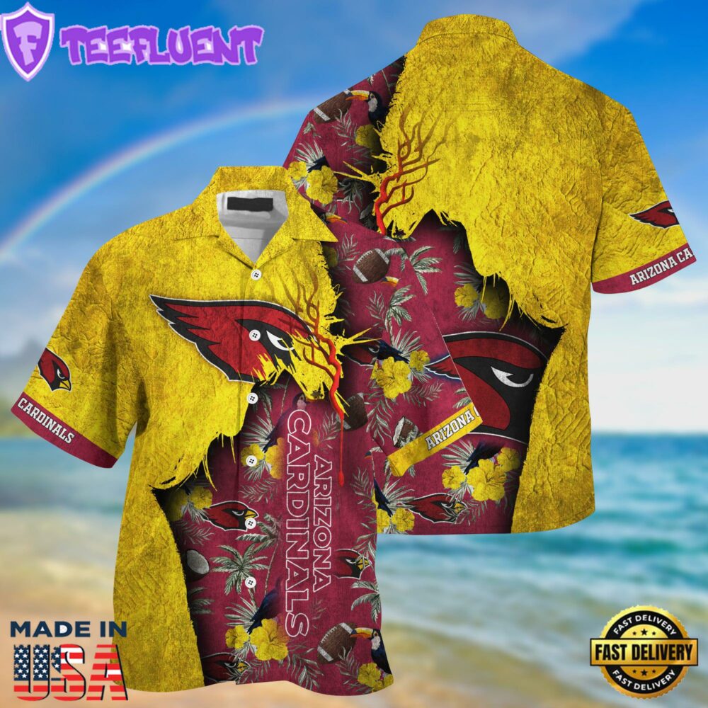 Arizona Cardinals NFL-God Hawaii Shirt New Gift For Summer