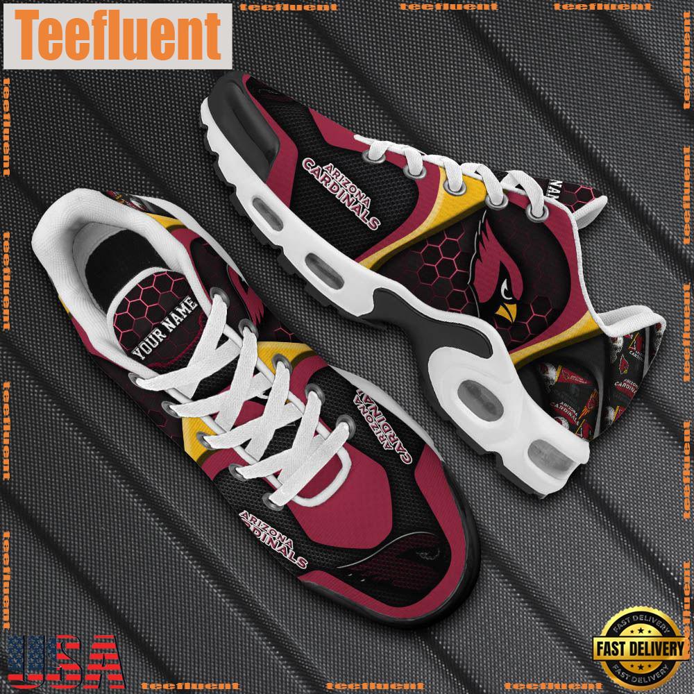 Arizona Cardinals Tn Shoes Personalized Your Name, Football Team Shoes