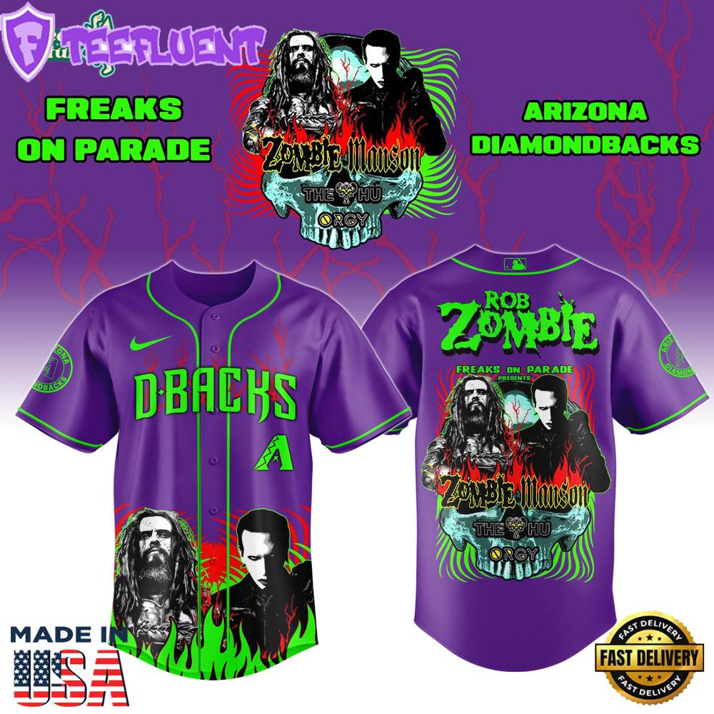 Arizona Diamondbacks x Freaks On Parade Tour 2026 Colab Jersey Limited Edition