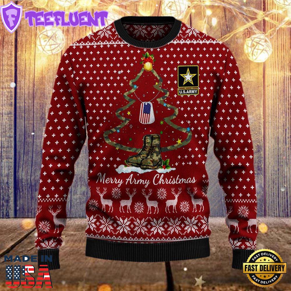 Armed Forces Army Military Vva Vietnam Veterans Day Gift For Father Dad Ugly Sweater