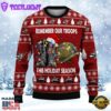 Armed Forces Army Navy Usmc Marine Air Forces Veteran Military Soldier Ugly Sweater