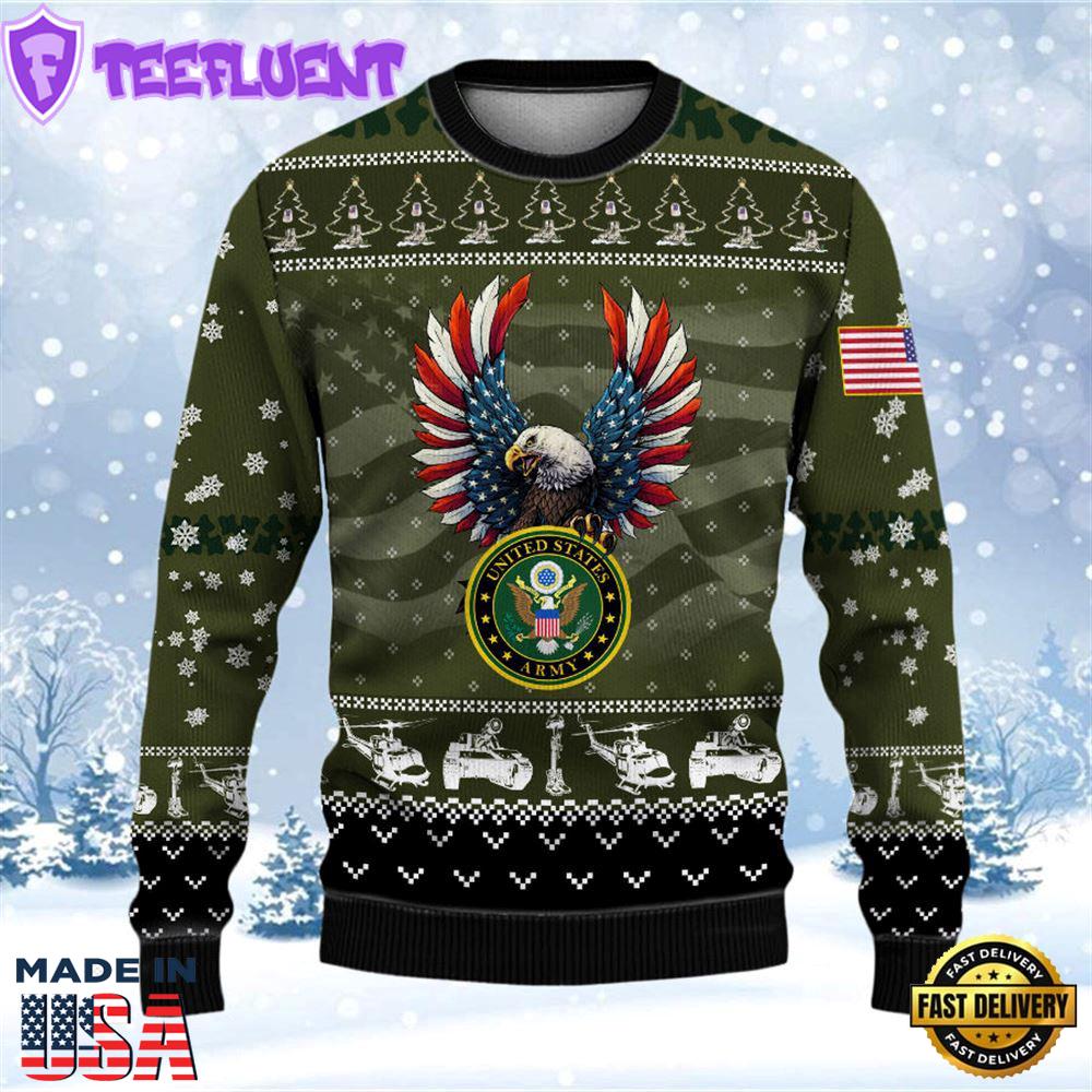 Armed Forces Army Veteran Military Soldier Ugly Sweaters