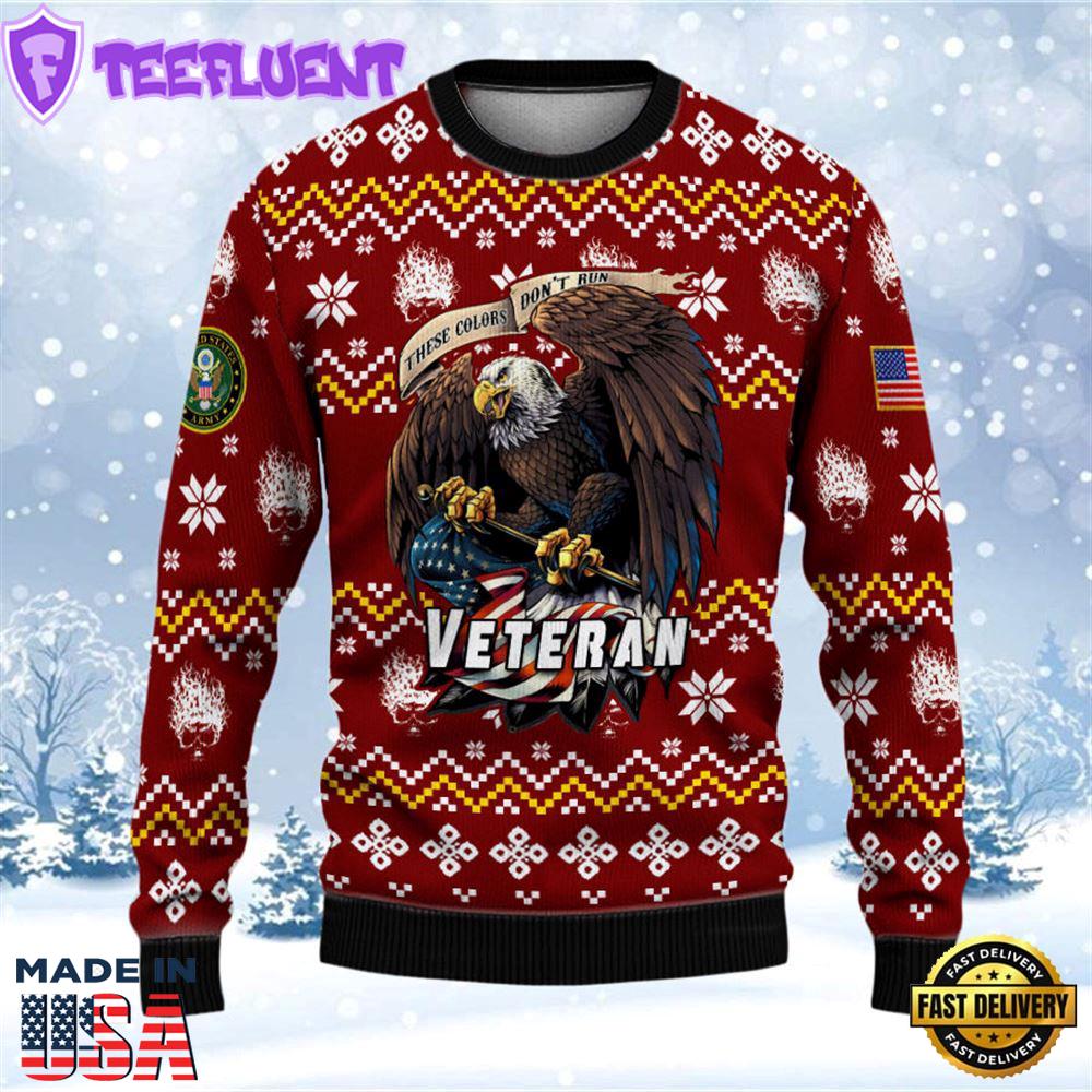 Armed Forces Army Veteran Military Sweater