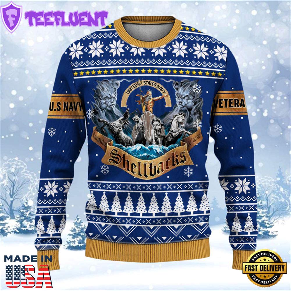 Armed Forces Navy Veteran Military Soldier Ugly Sweater