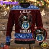 Armed Forces Usaf Air Forces Military Vva Vietnam Veterans Day Gift For Father Dad Christmas Sweater