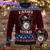Armed Forces Usn Navy Military Vva Vietnam Veterans Day Gift For Christmas Ugly Sweater