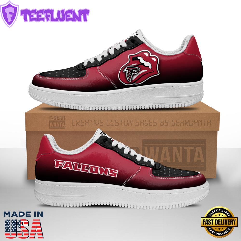 Atlanta Falcons Air Sneakers Custom Force Shoes Sexy Lips For Fans