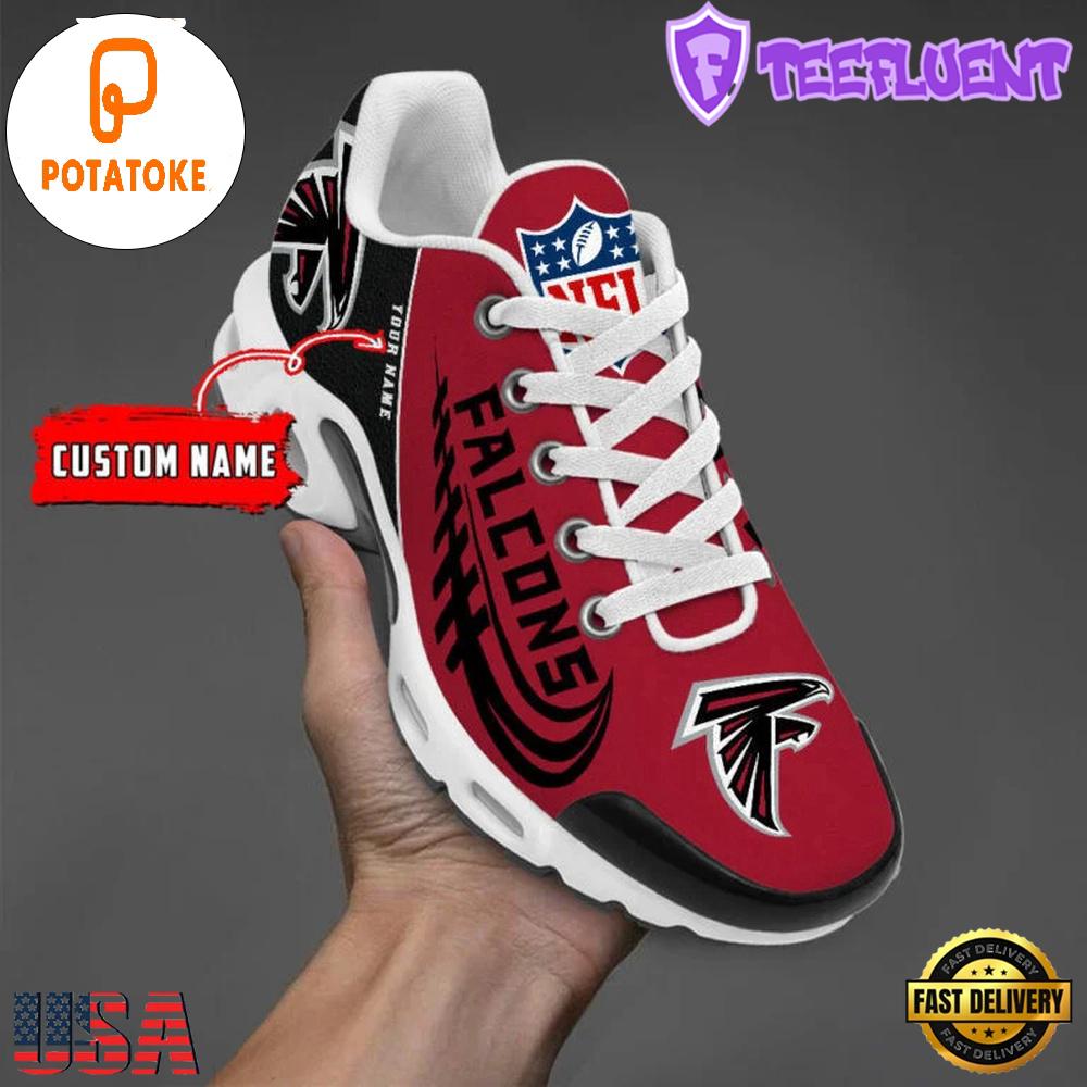 Atlanta Falcons Custom Name Air Cushion Sports Shoes Air Max Plus Shoes