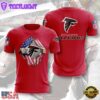 Atlanta Falcons Football US Flag All Over Print T-Shirt