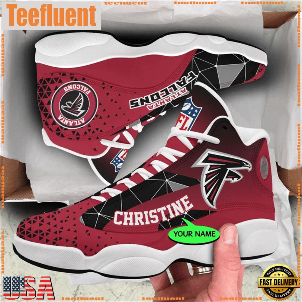 Atlanta Falcons NFL Personalized Jordan 13 Shoes