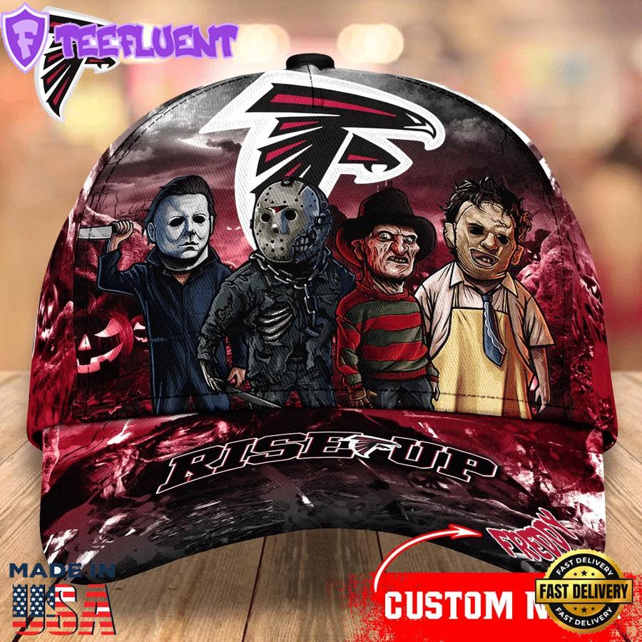 Atlanta Falcons NFL Personalized Trending Cap Mixed Horror Movie Characters